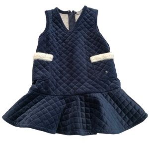 Bebezoo Dark Navy Blue Sleeveless Skater dress Size 3T